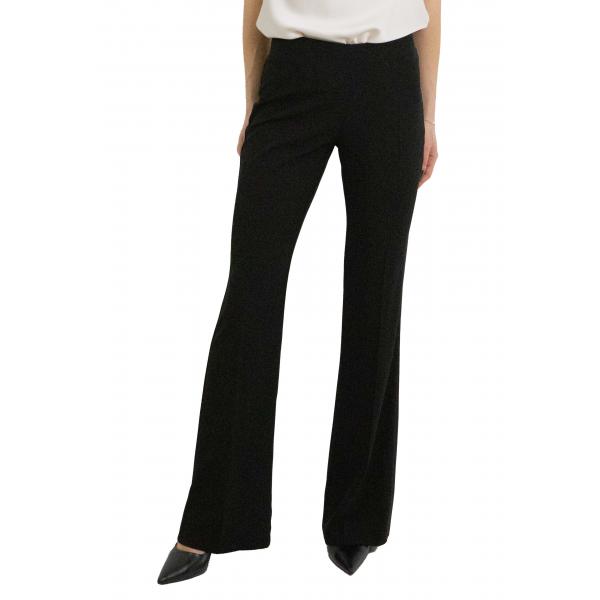 Pantalone scampanato tinta unita Options